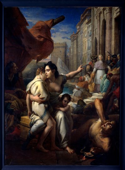 Monsignore von Belsunce während der Pest von Marseille von Baron François Pascal Simon Gérard