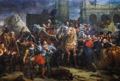 Die Ankunft von Heinrich IV. in Paris von Francois Pascal Simon Baron Gerard