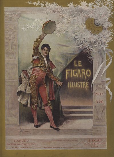 Titelblatt von Le Figaro Illustre, 1. Dezember 1887 von Francois Schommer