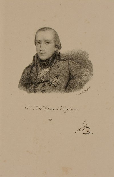 Louis Antoine Henri de Bourbon (1772-1804), Herzog von Enghien im Conde-Uniform von Francois Seraphin Delpech
