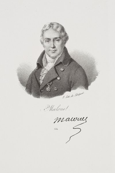 Porträt von Pierre-Victor Malouët von Francois Seraphin Delpech
