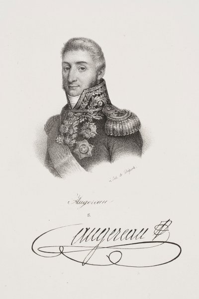 Porträt des Marschalls Charles Pierre François Augereau von Francois Seraphin Delpech