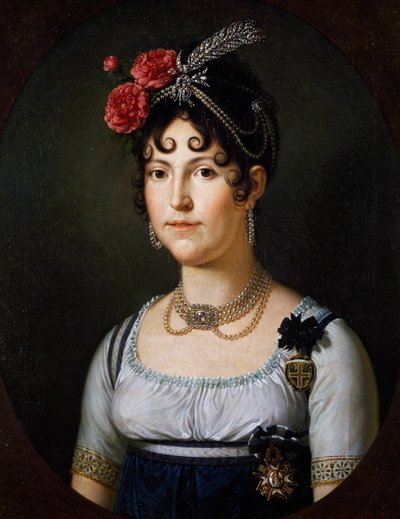 Porträt von Maria Luisa von Spanien, Herzogin von Lucca von Francois Xavier Fabre