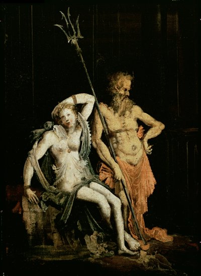 Szene der Hölle: Detail (Hades und Persephone) von Francois de Nome