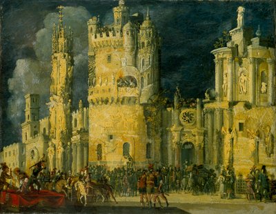 Das Martyrium einer weiblichen Heiligen, frühes 17. Jahrhundert von Francois de Nome