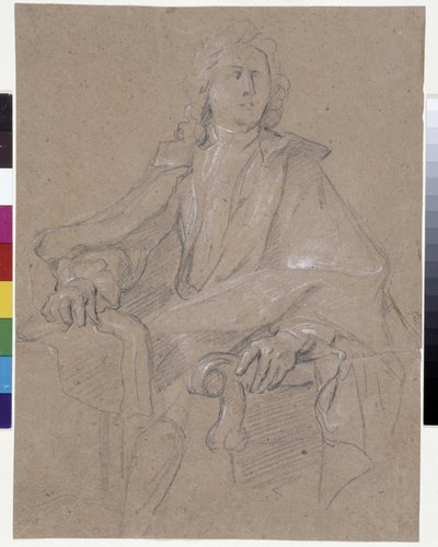 Porträt von Jules Hardouin Mansart (1645-1708) von Francois de Troy