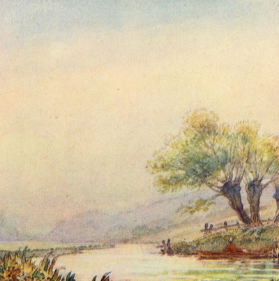 Illustration für The Scholar-Gipsy von Matthew Arnold von Frank Adams