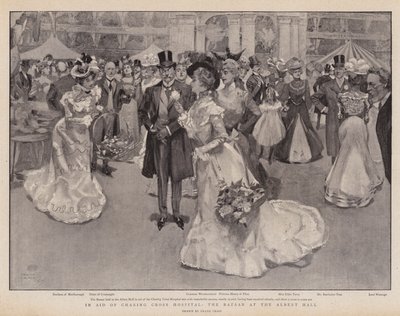 Zur Unterstützung des Charing Cross Hospital, der Basar in der Albert Hall von Frank Craig