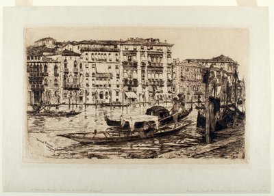 Canal Grande, Venedig von Frank Duveneck
