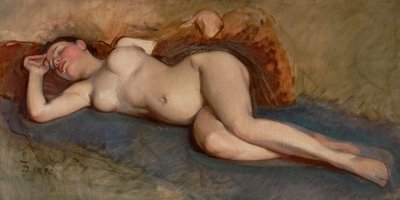Liegender Akt von Frank Duveneck