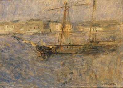 Schiffe vor Anker, Cherbourg Nr. I von Frank Edwin Scott