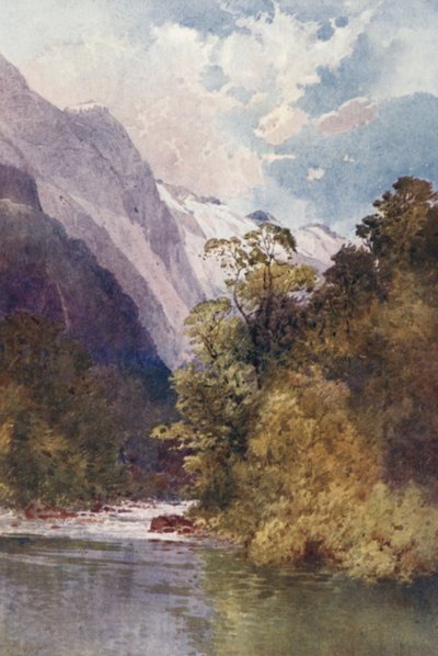 Neuseeland: Am Clinton River von Frank H Wright