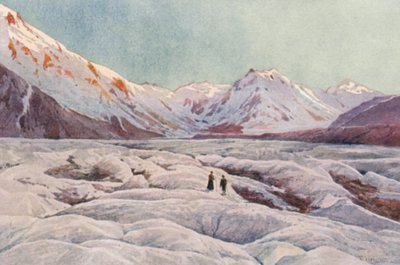 Neuseeland: Der Tasman-Gletscher von Frank H Wright