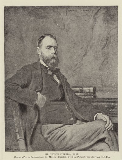 Sir George Stephen, Baronet von Frank Holl