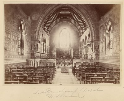 Innenraum einer Kirche von Frank Meadow Sutcliffe