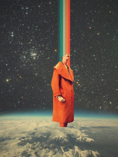 Weltraumfarbe von Frank Moth