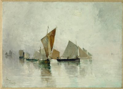 Dieppe, Morgennebel von Frank Myers Boggs