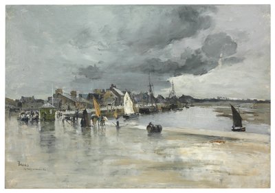 Hafen in St. Vaast, Den Haag, 1882 von Frank Myers Boggs