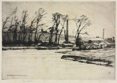 Ein winterlicher Sturm am Stourbridge-Kanal von Frank Short