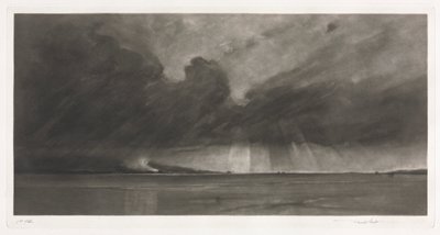 Wolkenmarsch über den Sands of Dee von Frank Short