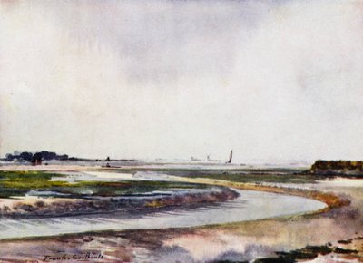 Norfolk Broads: Breydon, Niedrigwasser von Frank Southgate