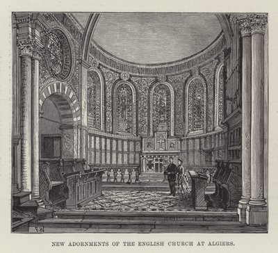 Neue Verzierungen der englischen Kirche in Algier von Frank Watkins