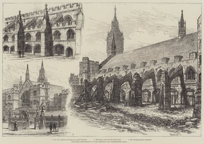Vorgeschlagene Restaurierung des Äußeren der Westminster Hall von Frank Watkins