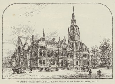 Die Jubiläumshalle der Königin in Ealing, eröffnet vom Prinzen von Wales, 15. Dezember von Frank Watkins
