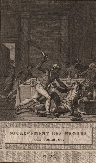 Aufstand der schwarzen Sklaven in Jamaika im Jahr 1760 von François Anne David