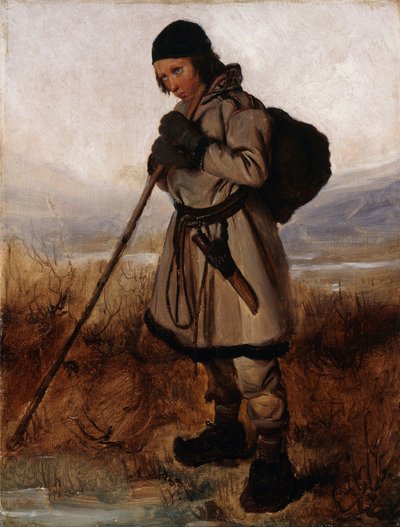 Un Lapon von François Auguste Biard