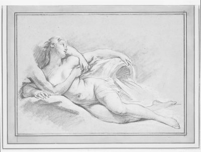 Boucher - Eine Studie für zwei Nymphen, ca. 1749 von François Boucher