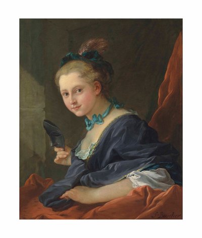 Boucher - Der Abend oder Die Dame geht zum Ball, 1734 von François Boucher
