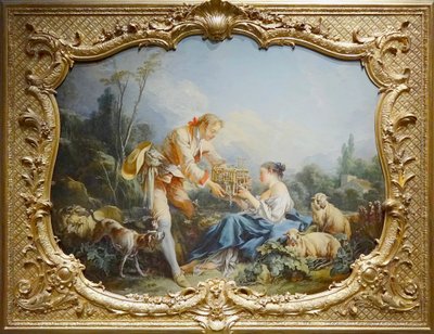 Boucher - Der gefällige Hirte, Paris, Nationalarchiv, Hôtel de Soubise von François Boucher