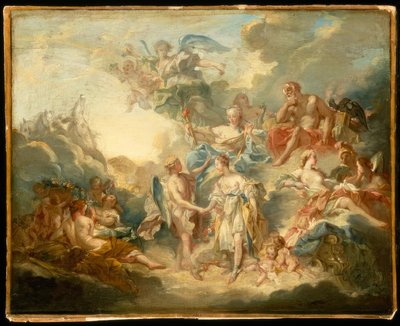 Hochzeit von Amor und Psyche von François Boucher