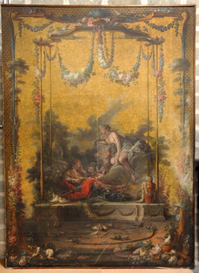 François Boucher, Maurice Jacques - Wandteppichkarton. Aurora und Cephalus von François Boucher
