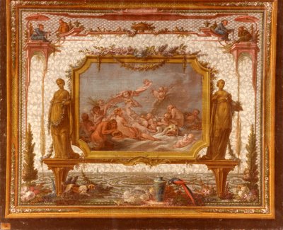 François Boucher, Maurice Jacques - Modell für Tapisserie. Venus auf den Wassern, GOB-28-001 von François Boucher