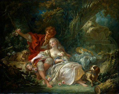 Schäfer und Schäferin Pastorale von François Boucher