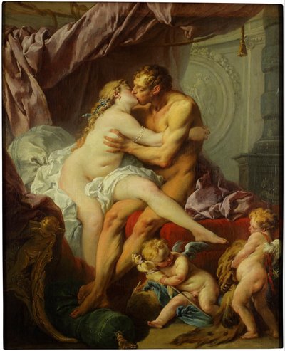 Herkules und Omphale von François Boucher
