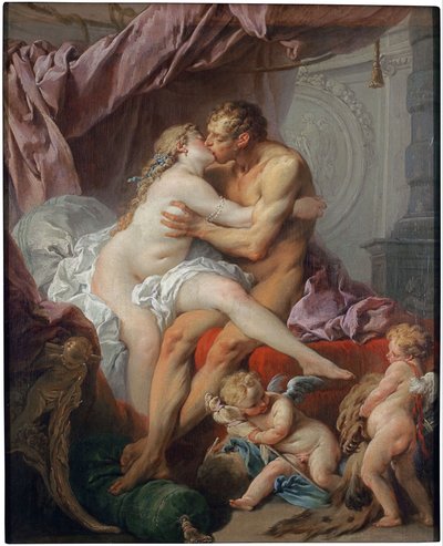 Herkules und Omphale von François Boucher