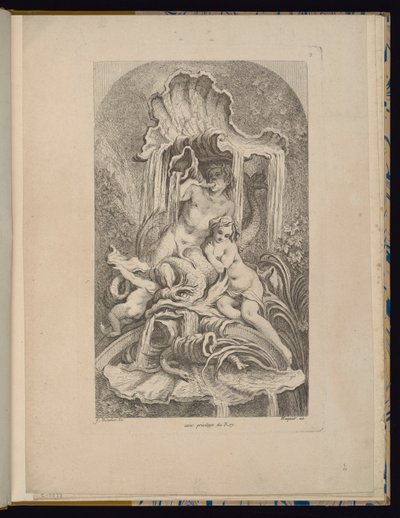 Platte 2, Sammlung von Brunnen von François Boucher