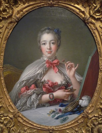 Porträt der Marquise de Pompadour 1721-1764, 1750 von François Boucher
