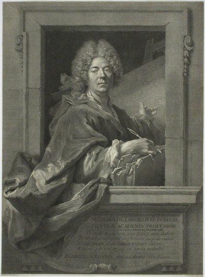 Nicolas de Largilliere von François Chereau