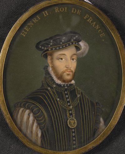 Porträt von König Heinrich II. von Frankreich Kopie von François Clouet