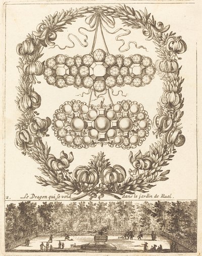 Der Drache, der im Garten von Ruel zu sehen ist von François Le Febvre