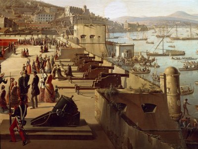 Die Kanonen in der Festung (Detail) von François Vervloet