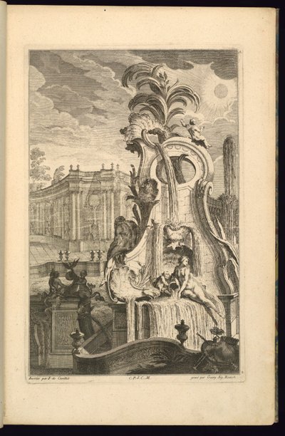 Entwurf für einen Brunnen mit Venus von François de Cuvilliés the Elder
