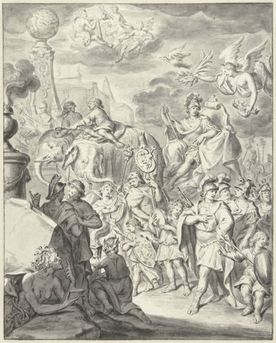 Allegorischer Triumphzug eines Fürsten oder Feldherrn von François van Bleyswijck
