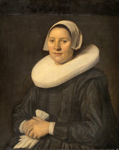 Porträt einer Frau von Frans (attr. to) Hals