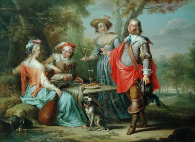 Picknick im Park von Frans Christoph Janneck