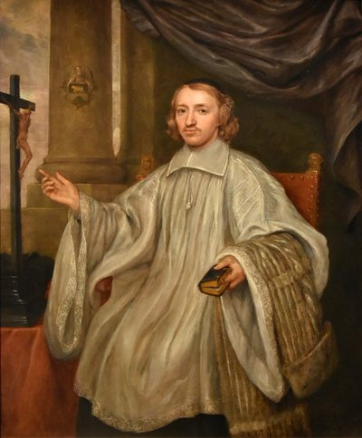 Porträt eines Geistlichen von Frans Denys